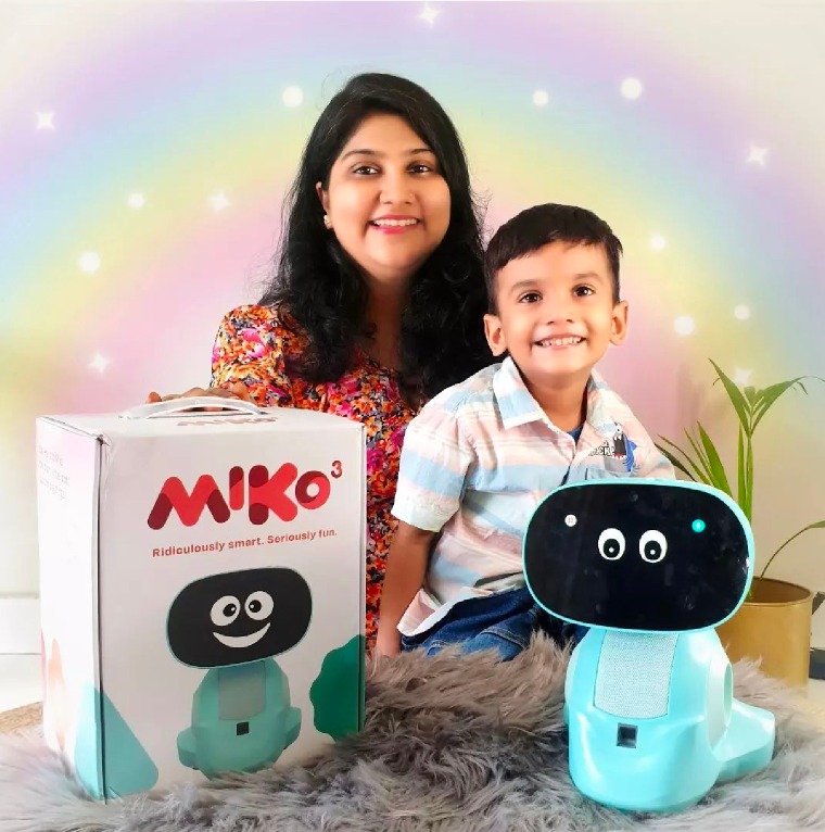Miko 3 EMK301 Red Stem Learning Educational Ai Powered Smart Robot for Kids