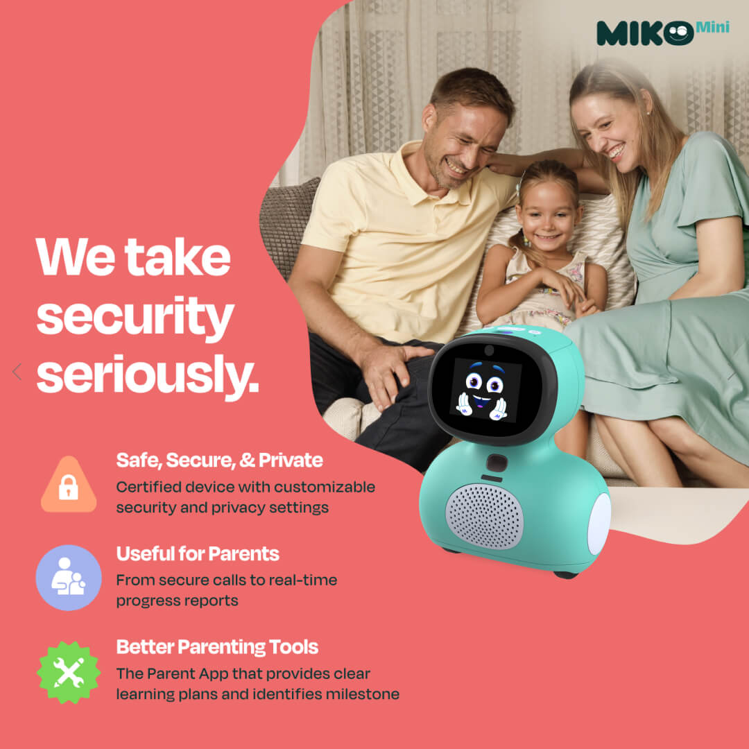 Miko Mini AI Robot – Interactive Learning Companion for Kids