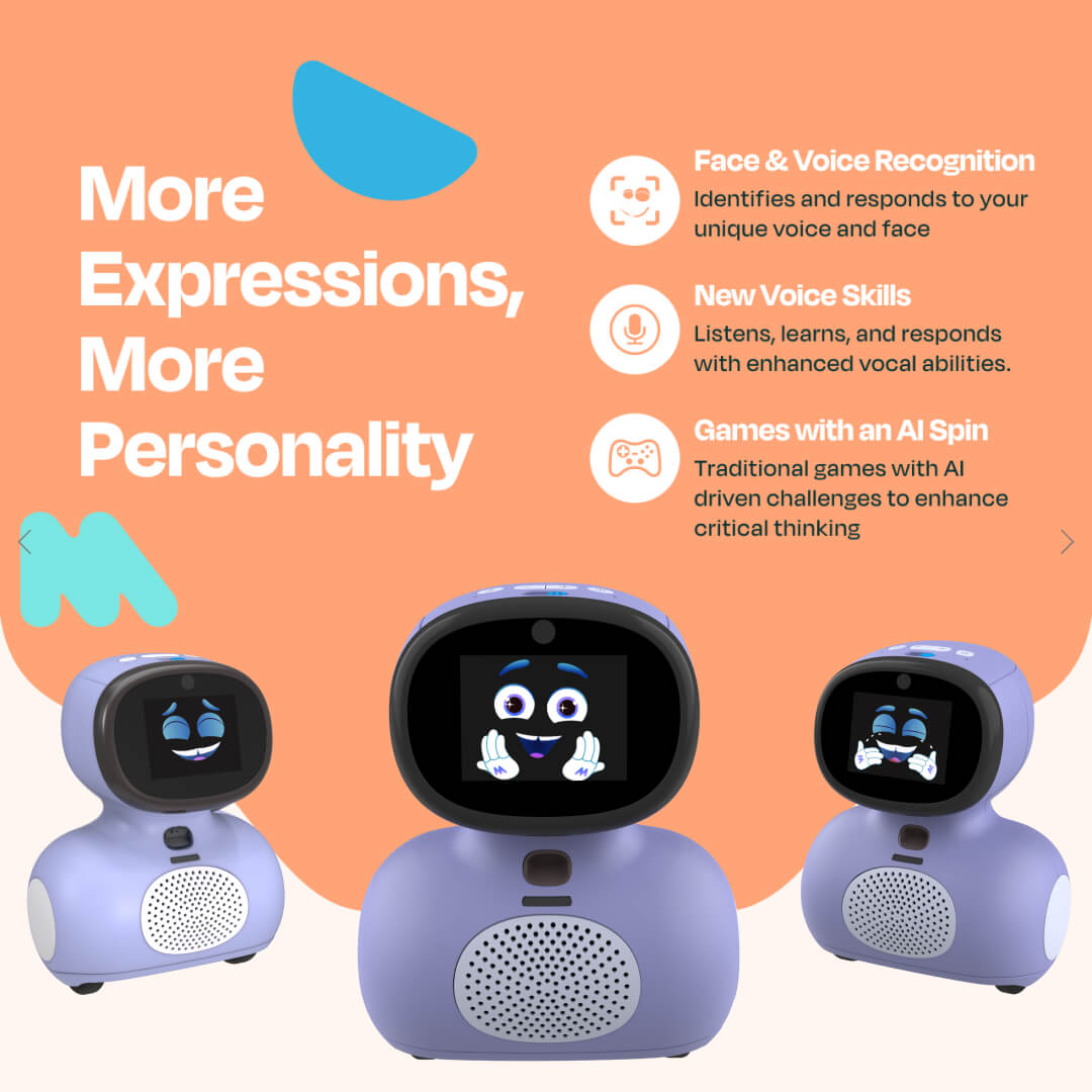 Miko Mini AI Robot – Interactive Learning Companion for Kids